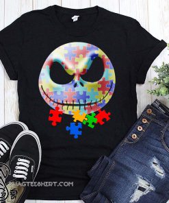 Jack skellington autism awareness shirt