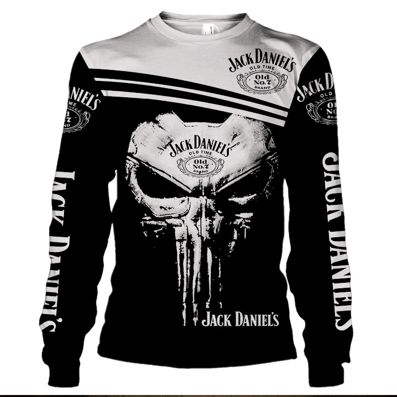 Jack’s daniel punisher all over print sweatshirt