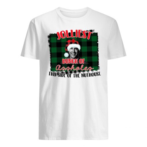 Jolliest bunch of assholes this side of the nuthouse national lampoon's christmas vacation mens shirt