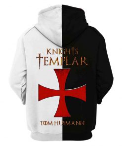 Knights templar the rise of the knight templar 3d full printing shirt - back