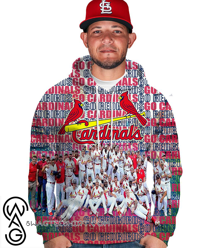 MLB St. Louis Cardinals Camouflage Red 3D Hoodie Zip Hoodie For
