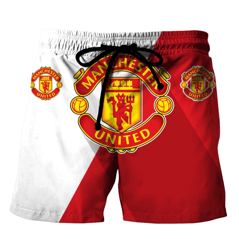 Manchester united all over print shorts