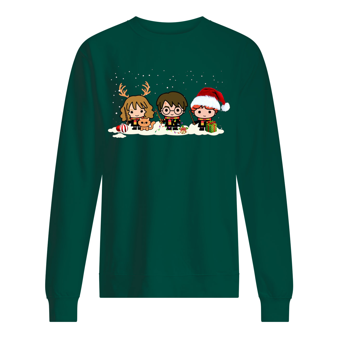 Merry christmas harry potter chibi christmas sweater