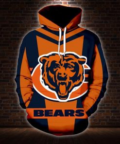 NFL chicago bears 3d hoodie - size xl