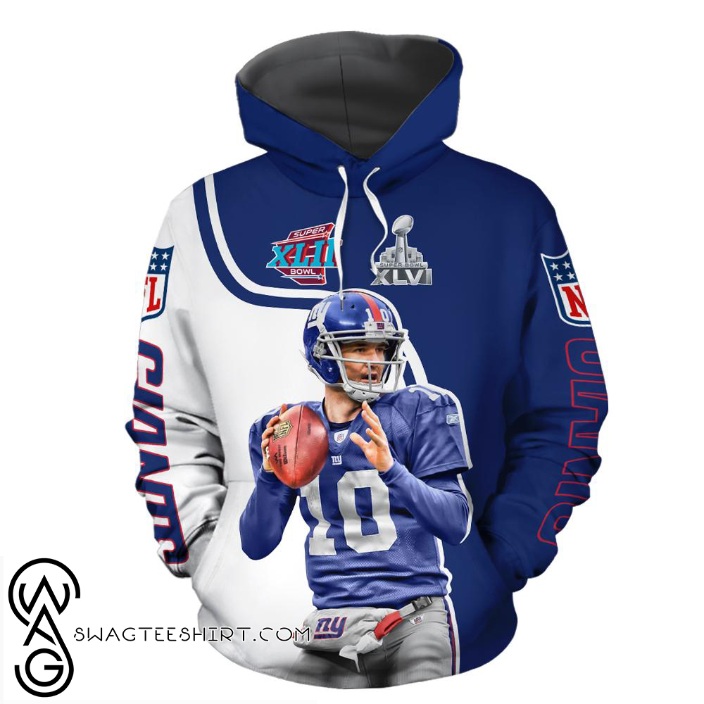 اساس المكياج NFL eli manning new york giants 3d hoodie اساس المكياج