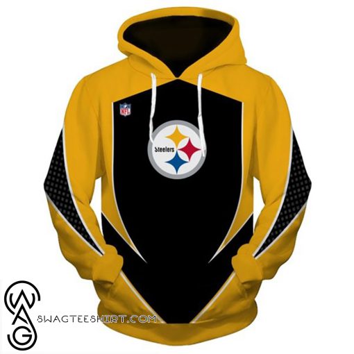 NFL pittsburgh steelers all over print hoodie