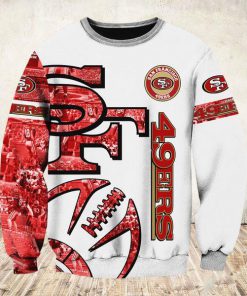NFL san francisco 49ers all over printed sweatshirt