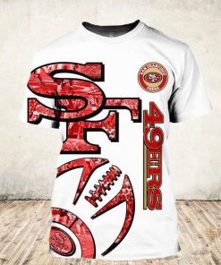 NFL san francisco 49ers all over printed tshirt