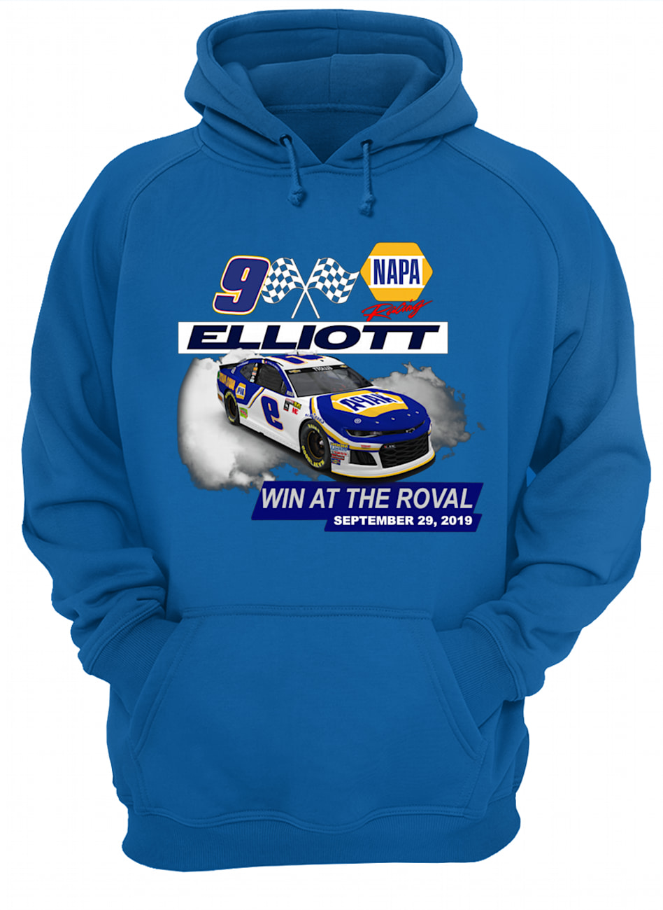 Napa chase elliott no 9 team win at the roval september 29 2019 hoodie