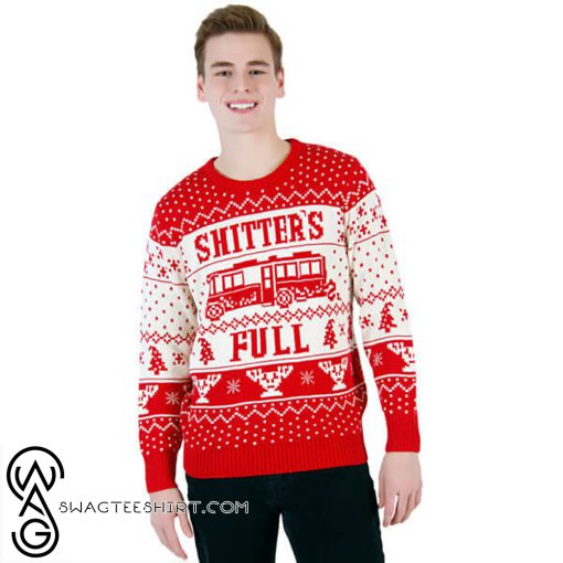 National lampoon vacation shitter's full ugly christmas sweater