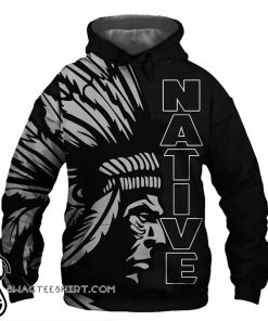 Native american all over print hoodie