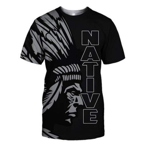 Native american all over print tshirt