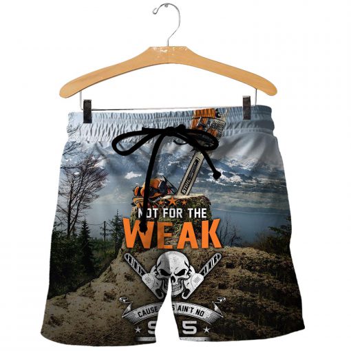 Not for the weak cause this ain't no chainsaw art 3d all over printed shorts