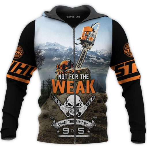 Not for the weak cause this ain't no chainsaw art 3d all over printed zip hoodie