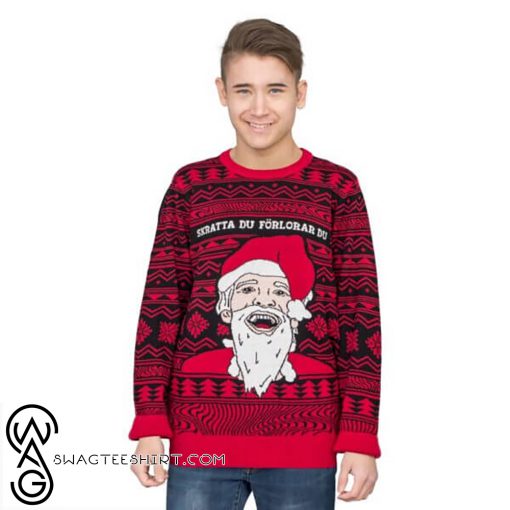 Pewdiepie ugly christmas sweater