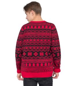 Pewdiepie ugly christmas sweater - back