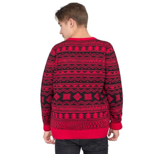 Pewdiepie ugly christmas sweater - back