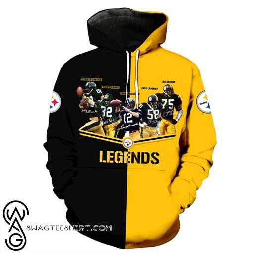 Pittsburgh steelers legends all over print hoodie