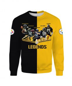 Pittsburgh steelers legends all over print sweatshirt