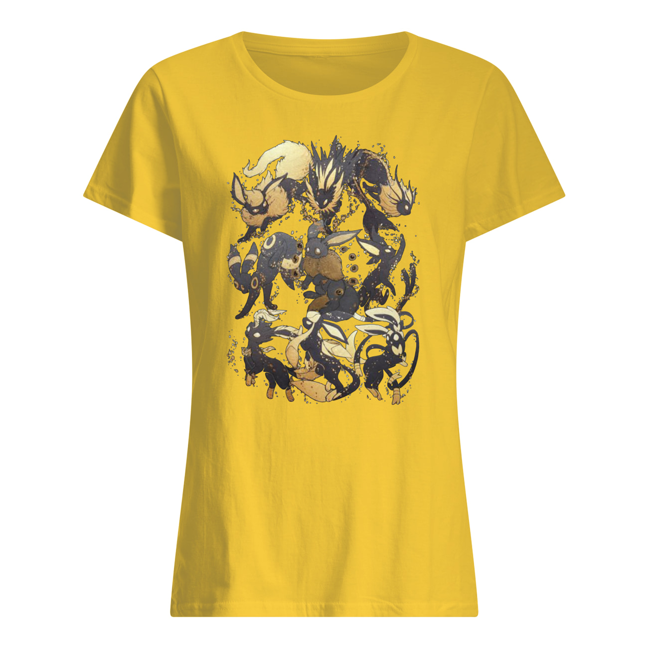 Pokemon eevee evolutions umbreon womens shirt