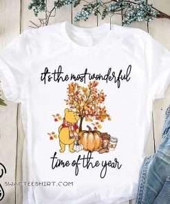 Pooh pumpkin it's the most wonderful time of the year shirt