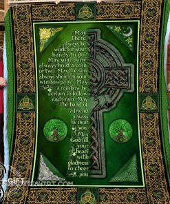 Religion an irish blessing blanket
