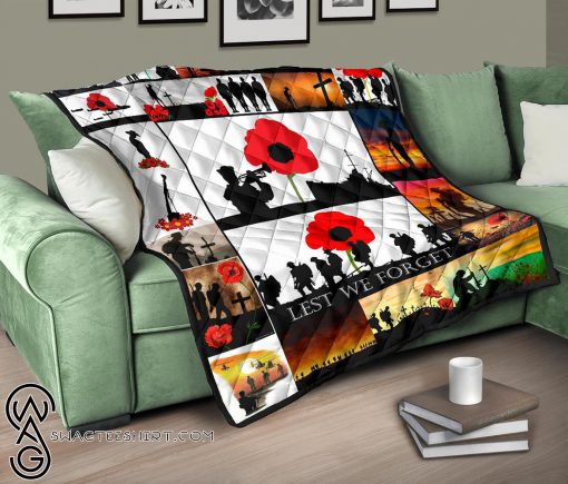 Remembrance day in canada lest we forget quilt