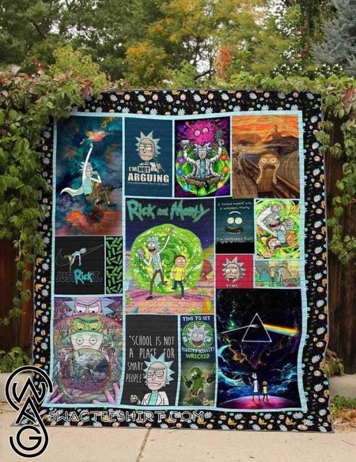 Rick and morty blanket
