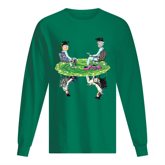 Rick and morty cosplay reflection walter white jesse pinkman breaking bad long sleeved
