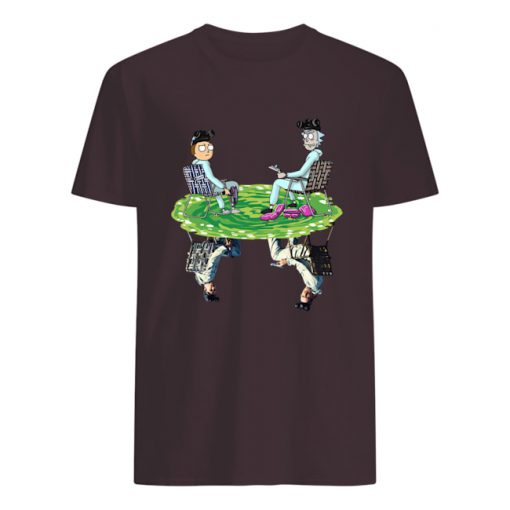 Rick and morty cosplay reflection walter white jesse pinkman breaking bad mens shirt