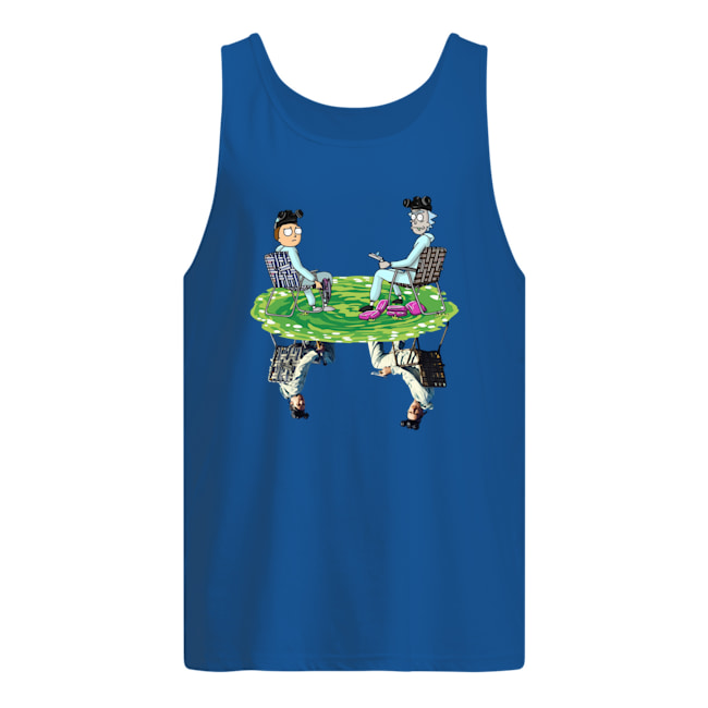 Rick and morty cosplay reflection walter white jesse pinkman breaking bad tank top