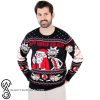 Rick and morty happy human holiday ugly christmas sweater
