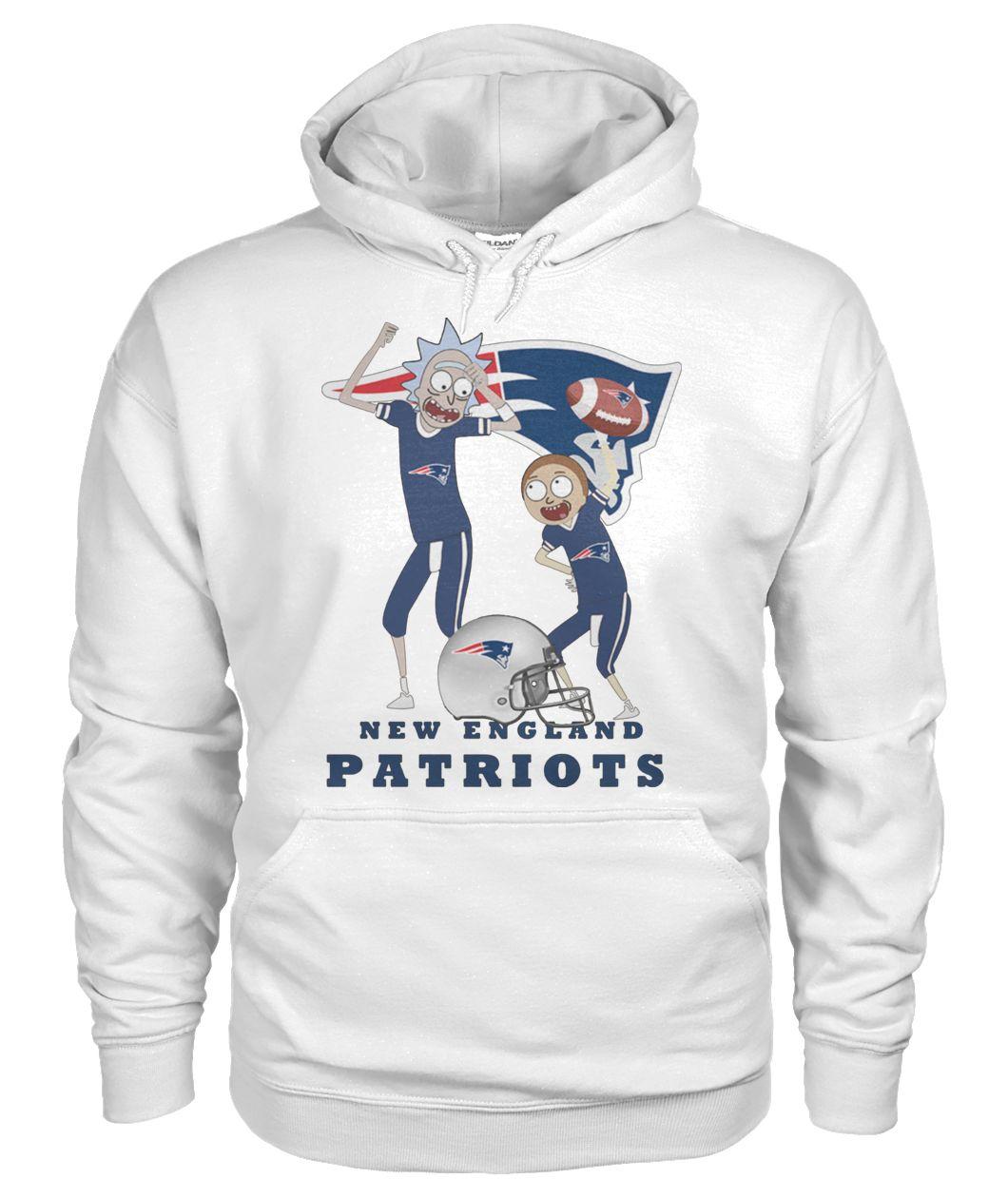 Rick and morty new england patriots hoodie