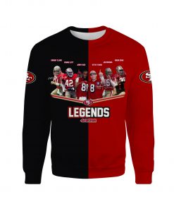 San francisco 49ers legends all over print sweatshirt