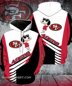 San francisco 49ers snoopy 3d hoodie