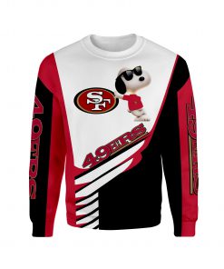 San francisco 49ers snoopy 3d sweatshirt