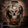 Skull chicago bears nfl 3d hoodie