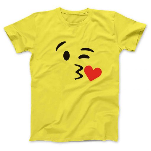Smiley faces wink heart emoji - size l