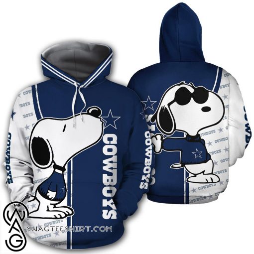 Snoopy dallas cowboys 3d hoodie