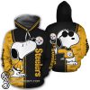 Snoopy pittsburgh steelers 3d shirt