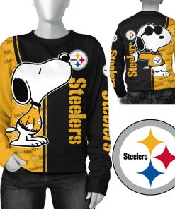 Snoopy pittsburgh steelers 3d sweatshirt