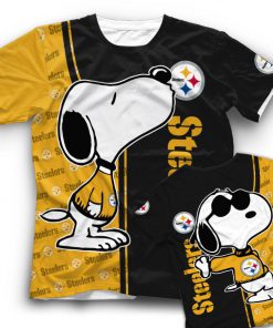 Snoopy pittsburgh steelers 3d tshirt