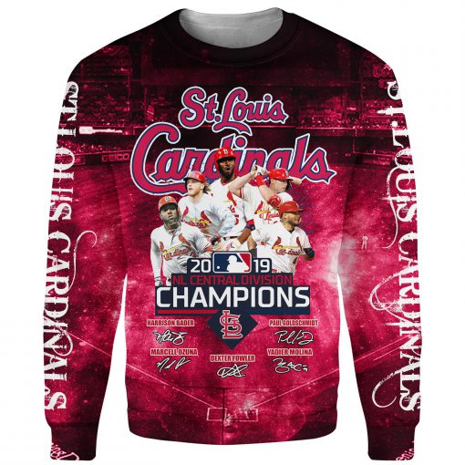 St louis cardinals 2019 nl central division champions 3d sweater
