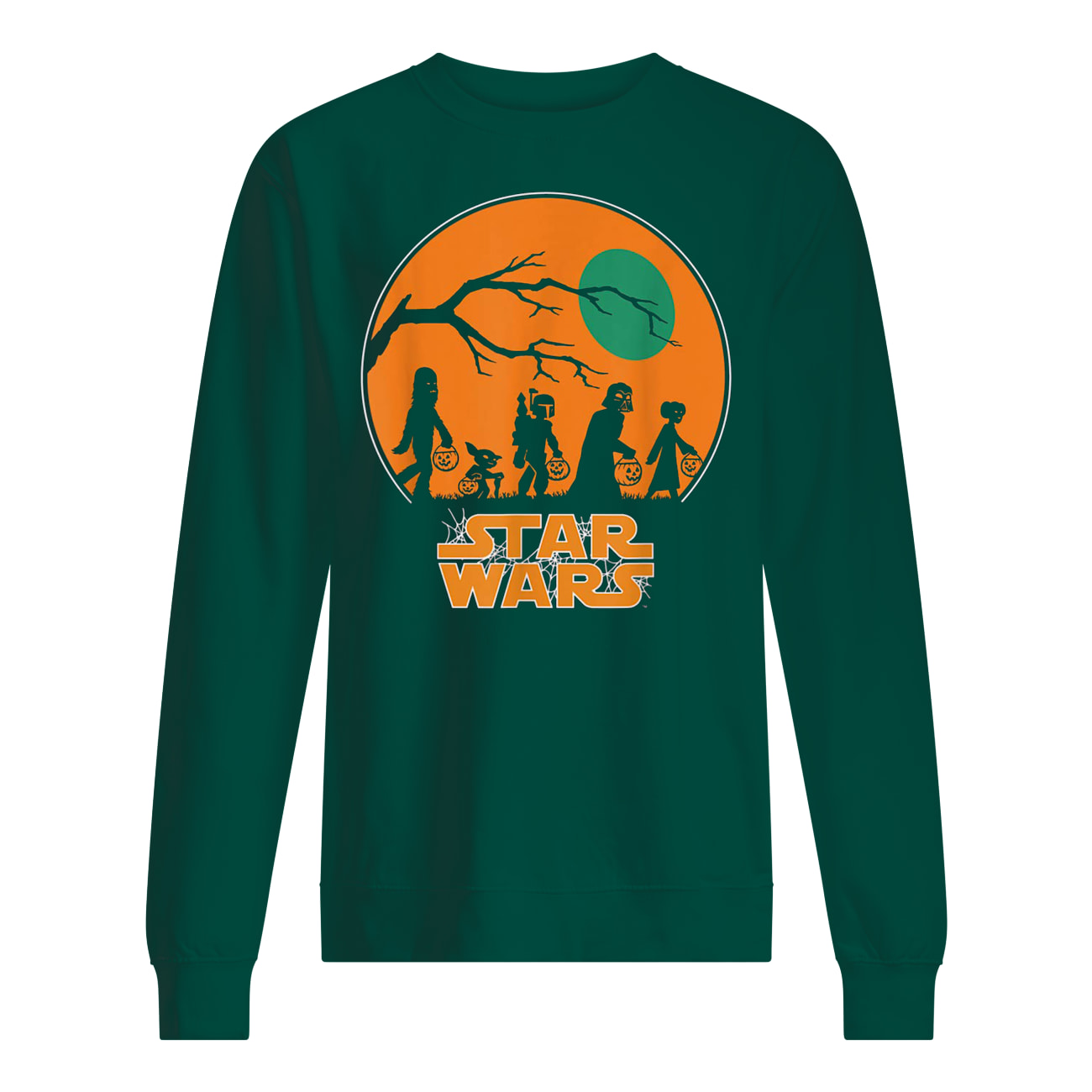 Star wars characters trick or treat halloween sweatshirt