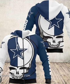 Steal your face grateful dead dallas cowboys all over print hoodie