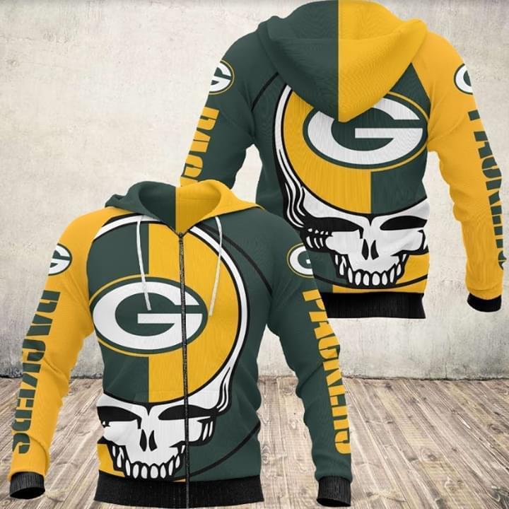 Steal your face grateful dead green bay packers all over print hoodie 1 - Copy (2)