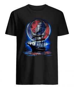 Steal your face moon boat live beyond limits quote relaxing mens shirt