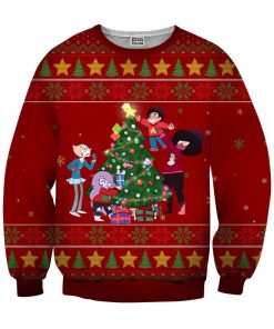 Steven universe the movie christmas 3d ugly sweater - red