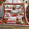 Take a little christmas with you red truck christmas sofa blanket