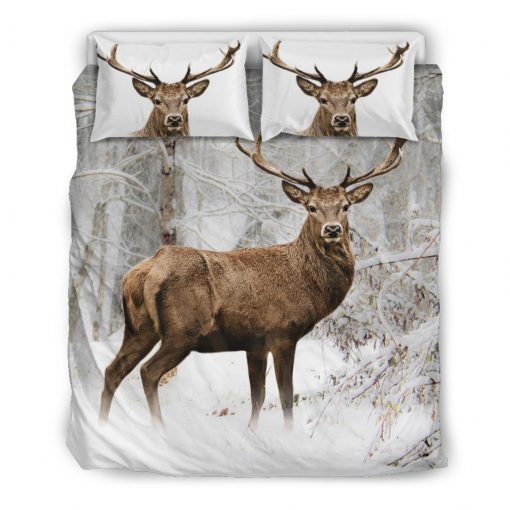 The deer snow bedding set - twin